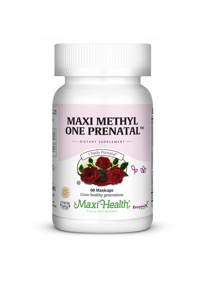 Maxi Health - Maxi One Per Day Prenatal Formula With Methylated Folate And Gentle Iron 60 Count - Image 1