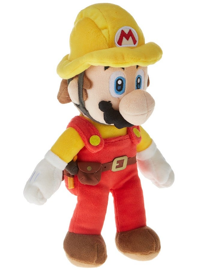 Little Buddy 1731 Super Mario Maker 2 - Builder Mario Plush, 9.5", Yellow - Image 1