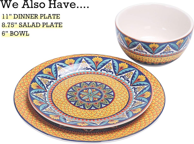Bico Havana Ceramic Pasta Bowl Set of 51 unit 214oz 4 units 35oz for Pasta Salad Microwave  Dishwasher Safe House Warming Gift - Image 5
