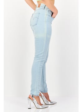 Levi's Women Regular Fit Solid Stretchable Denim Jeans, Wash Blue  - Image 2