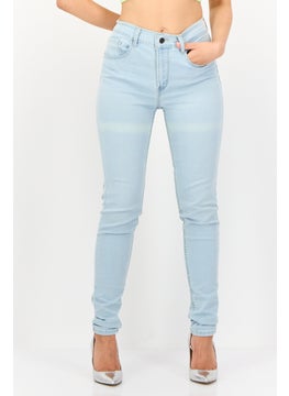 Levi's Women Regular Fit Solid Stretchable Denim Jeans, Wash Blue  - Image 1