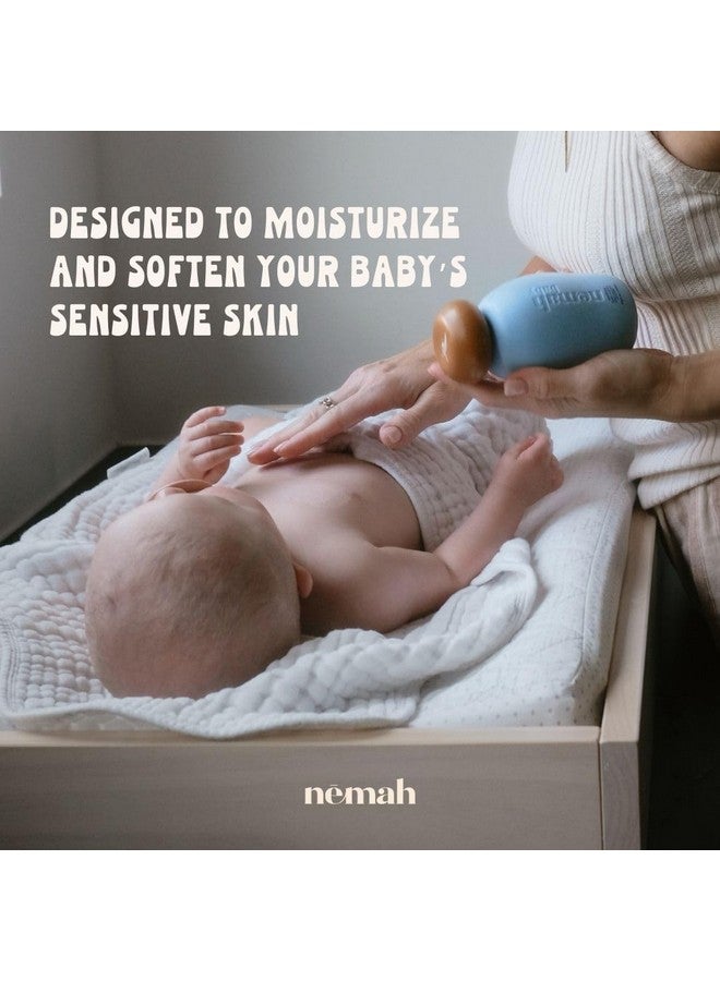 Nemah - Soothing Baby Lotion - Organic Baby Lotion for Sensitive Skin with Actismart Chamomile, Jojoba Oil, & Activera Aloe Vera - Vegan & Cruelty-Free - 9.8 fl. oz. - Image 2
