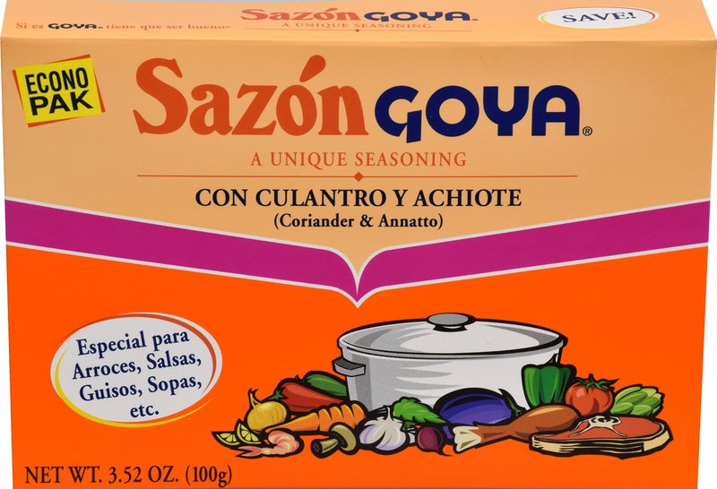 Goya Foods Sazón, Seasoning With Coriander & Annatto, 3.52 Oz - Image 1