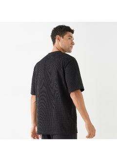 Kappa Kappa Ribbed T-shirt with Crew Neck and Short Sleeves  - Image 2