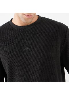 Kappa Kappa Ribbed T-shirt with Crew Neck and Short Sleeves  - Image 3