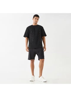 Kappa Kappa Ribbed T-shirt with Crew Neck and Short Sleeves  - Image 4