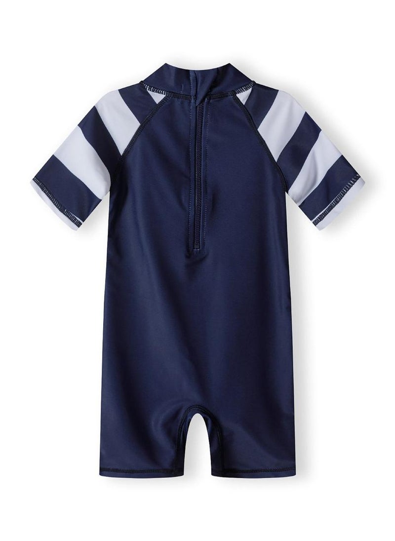MINOTI 2-Piece Baby Swim Set with Short-Sleeve Suit and Sun Hat - Image 3