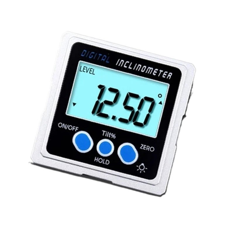 Full Metal Digital Angle Gauge Electronic Inclinometer with Magnets and Backlight - Image 2