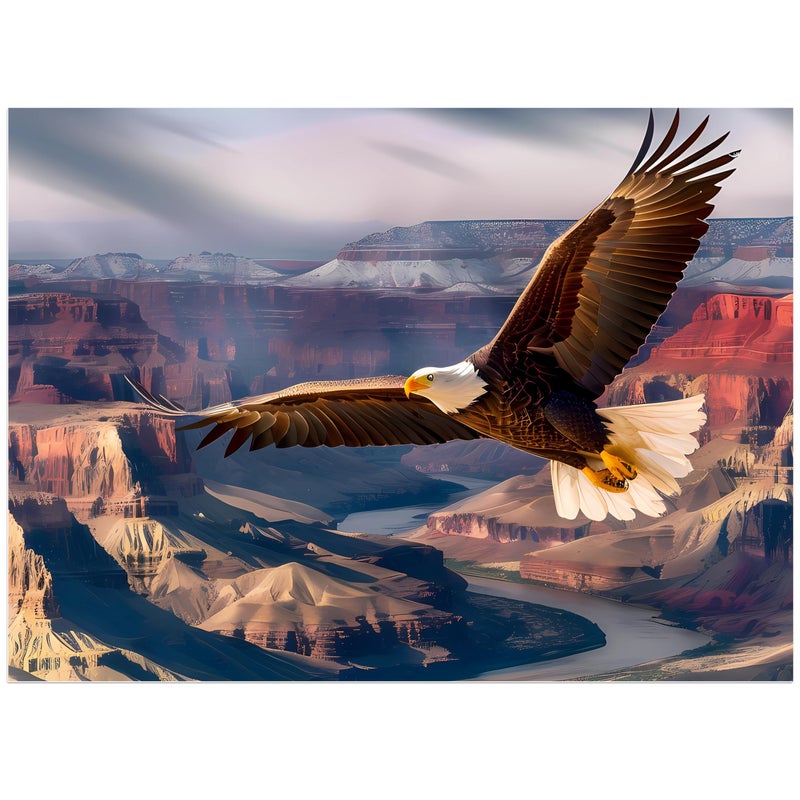Biarek Jigsaw Puzzles for Adults 500 Pieces Eagle Puzzles for Teens Elderly Interlock Perfectly Letter on Back No Dust Home Decor Family Fun Puzzle Games Toys Gift for Men Women Seniors 21X15 - Image 3