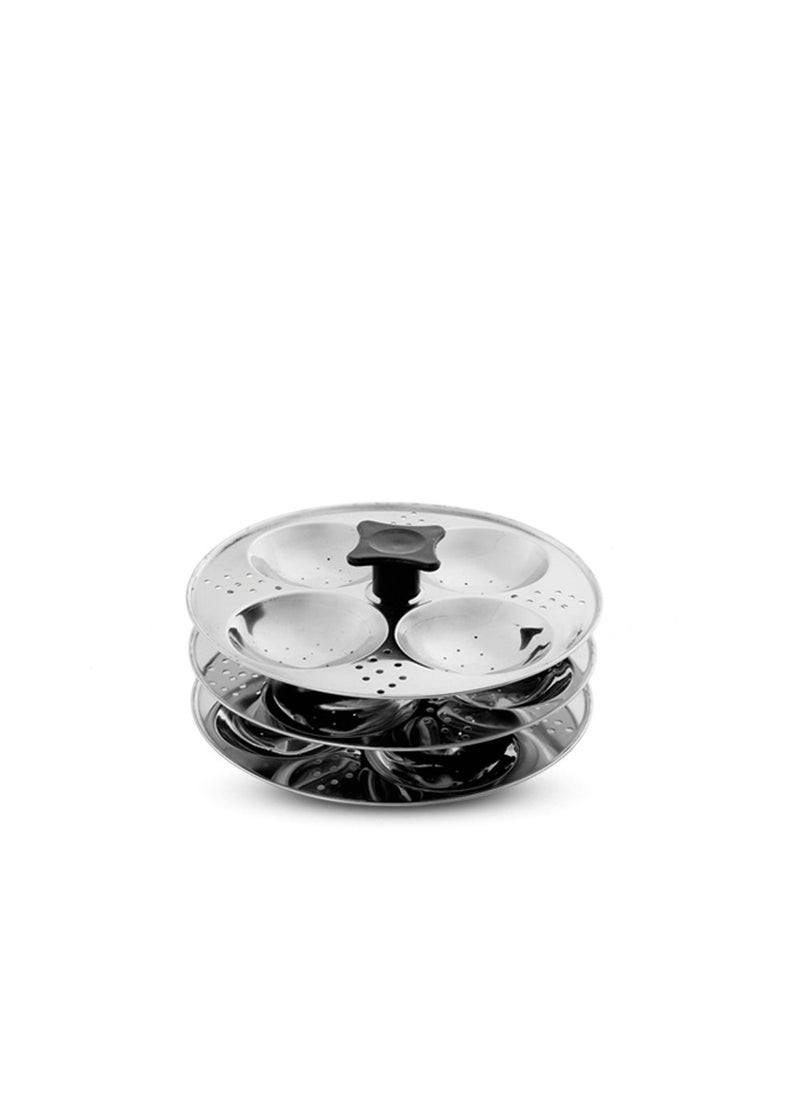 pigeon Pigeon Stainless Steel Multi Kadai Set (Silver) -5 Pieces  - Image 3
