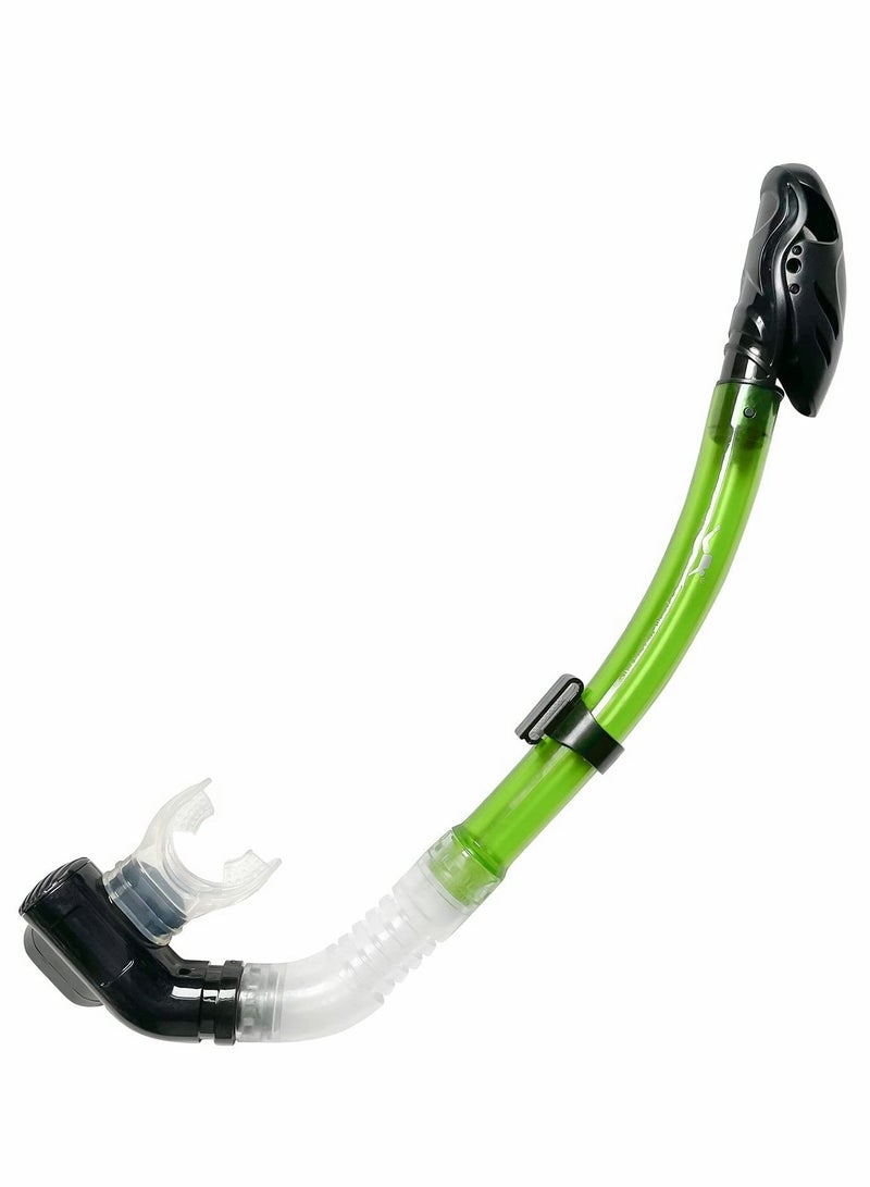 SYOSI Snorkel Adults Silicone Diving Snorkel Tube, Snorkeling Gear, Dry Snorkel, Scuba Diving Equipment Freediving, Under Water Snorkel Men Women  - Image 1