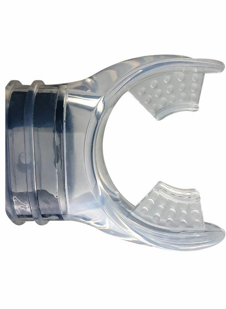 SYOSI Snorkel Adults Silicone Diving Snorkel Tube, Snorkeling Gear, Dry Snorkel, Scuba Diving Equipment Freediving, Under Water Snorkel Men Women  - Image 3