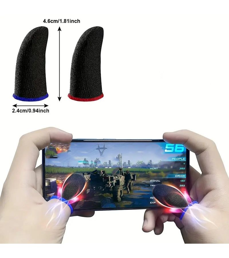 7Pcs Anti Sweat Gaming Gloves Breathable Non Slip For Mobile Games - Image 3