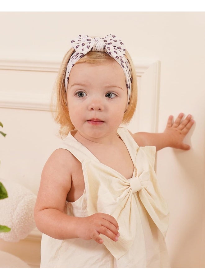 jollybows jollybows 6pcs Baby Nylon Headbands Hair Bow Elastics Hairbands Hair Accessories for Baby Girls Newborn Infant Toddlers Kids - Image 3