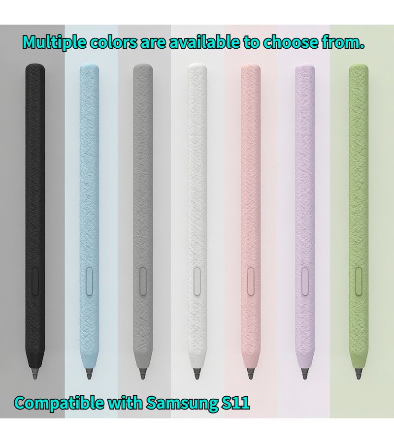 Leather Grain Protective Cover Fit For Samsung Galaxy Tab S11 Ultra S Pen White Anti Slip Smooth Grip - Image 5
