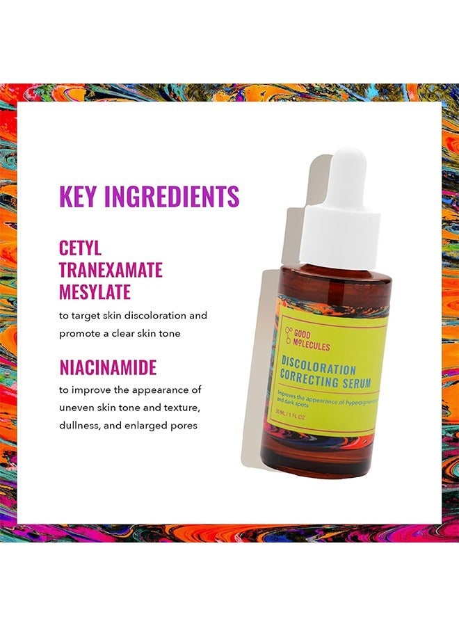 Good Molecules Discoloration Correcting Serum - Tranexamic Acid Ester Salt and Niacinamide for Dark Spots, Sun Damage, and Age Spots - Skincare Face - Image 3