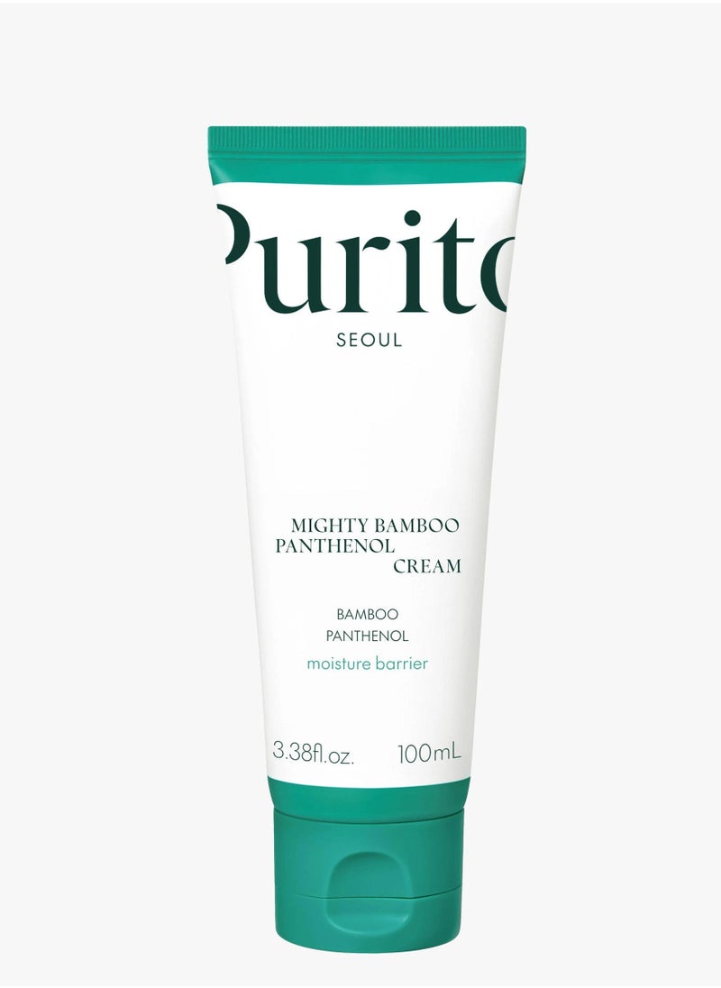 بوريتو **كريم PURITO Mighty Bamboo Panthenol 100 مل – مرطب مغذي لإشراقة البشرة الزجاجية، إصلاح حاجز البشرة وترطيب عميق – عناية كورية نباتية وخالية من القسوة لجميع أنواع البشرة  - Image 1