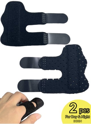 Adjustable Finger Splint 2-Pack: Trigger Finger and Injury Relief Brace, Soft and Reusable Support for Work, Rest and Sleep, Breathable and Classic Fit for Both Hands by IKBEN - pzsku/ZB882F435C647CFEFC688Z/45/1750734416/058f957e-67b5-45b0-b76d-6757e663ee7e