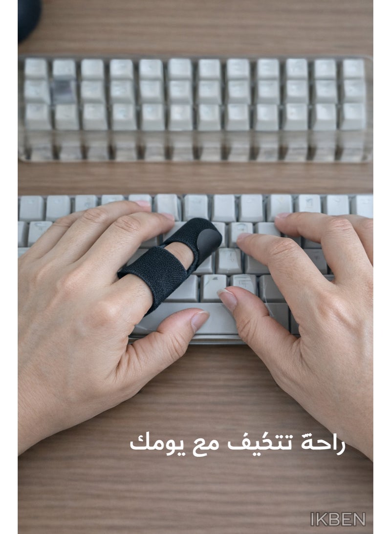 IKBEN Adjustable Finger Splint 2-Pack | Strong Aluminum Support | Trigger Finger & Injury Relief | Breathable & Comfortable by IKBEN - Image 4