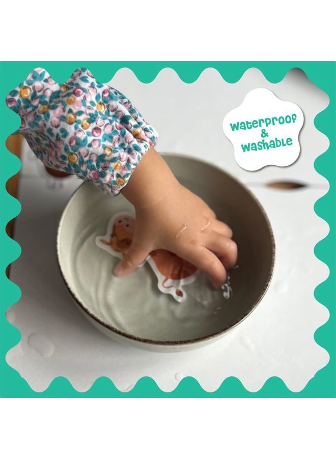 DINO MINI Stick4Ever Jelly Sticker Book - Animal Print, Waterproof, Easy to Clean Jelly Stickers - Busy Book for Toddlers with 50 Pcs - Image 4