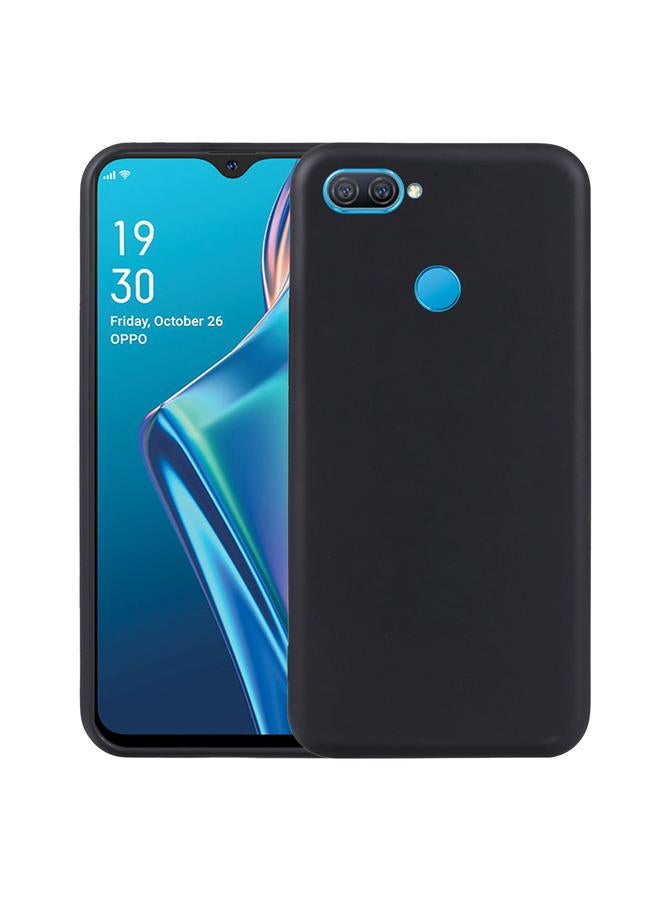 جراب TPU لهاتف OPPO A12 (أسود)