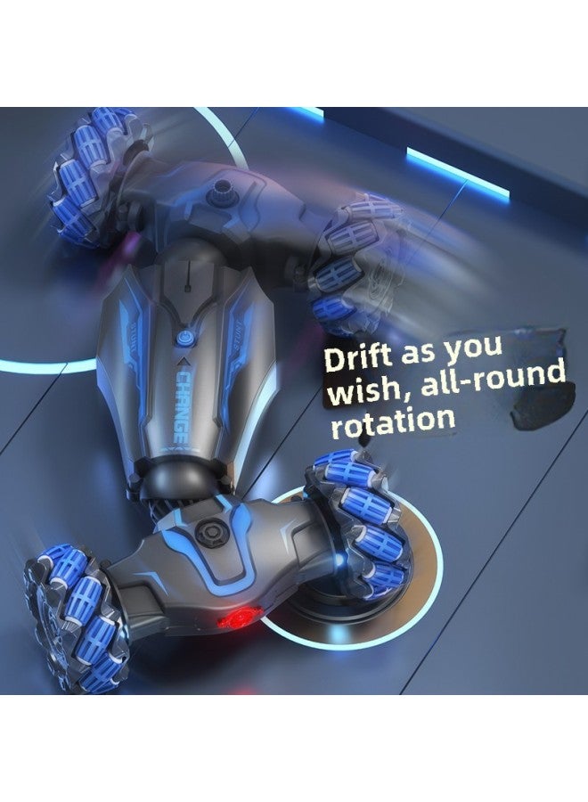 Drift Car Children's Racing Car High-speed Spray Four-wheel Drive Sports Car Remote Control Car Twist Car Toy Model-Color:Red Spray Drift Twist Car (handle Remote Control)-Proportion:Luxury Sandian - Image 5