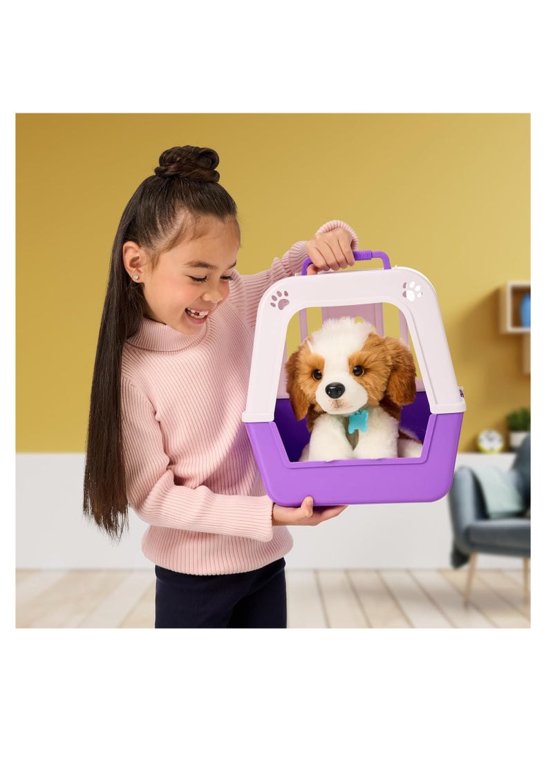 LITTLE LIVE PETS - My Really Real Puppy Patches | Interactive Plush Puppy | Super Soft Fur, Blinking Eyes, Over 60 Sounds and Reactions, Touch Sensors, Feeding Sounds | Unisex | Ages 4 and Up - Image 1