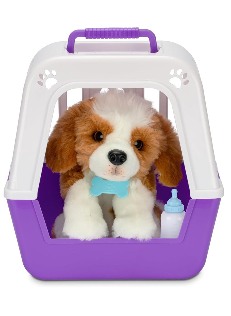 LITTLE LIVE PETS - My Really Real Puppy Patches | Interactive Plush Puppy | Super Soft Fur, Blinking Eyes, Over 60 Sounds and Reactions, Touch Sensors, Feeding Sounds | Unisex | Ages 4 and Up - Image 1