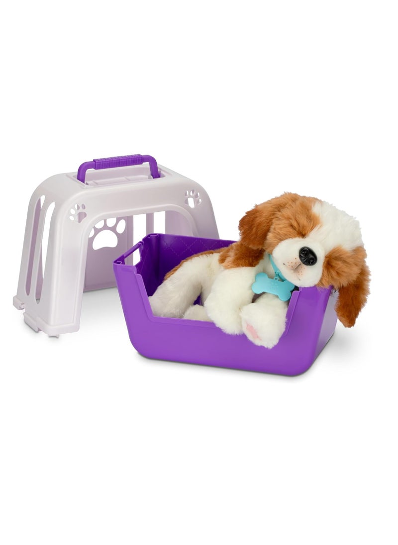 LITTLE LIVE PETS - My Really Real Puppy Patches | Interactive Plush Puppy | Super Soft Fur, Blinking Eyes, Over 60 Sounds and Reactions, Touch Sensors, Feeding Sounds | Unisex | Ages 4 and Up - Image 1