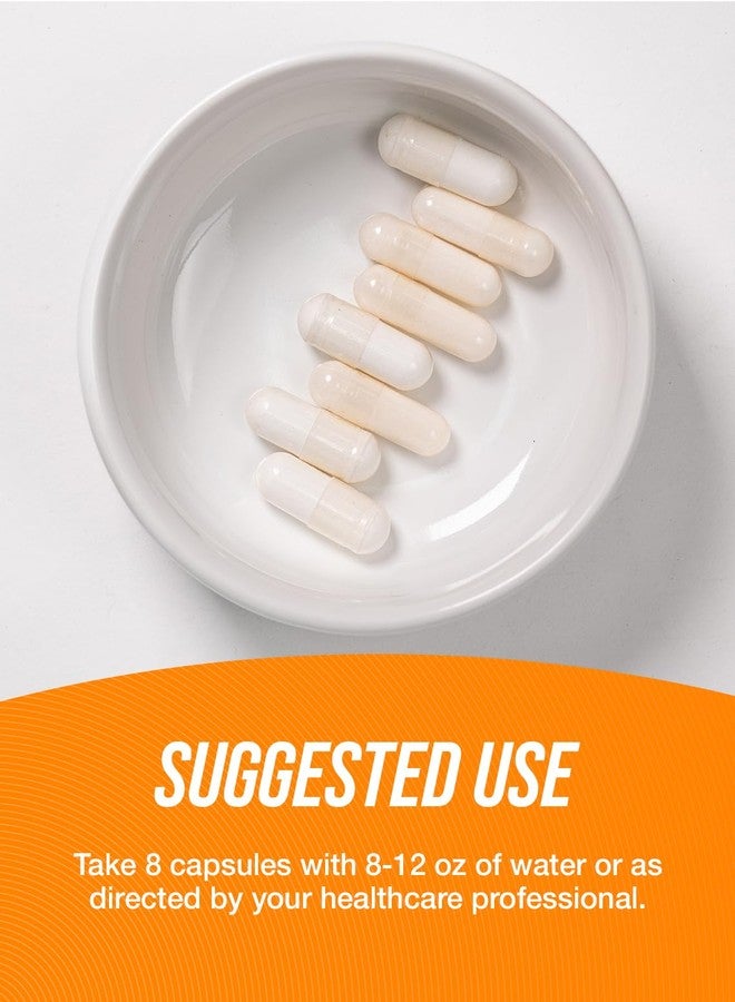 بالك سابلمنتس كبسولات إل-أرجينين هيدروكلوريد من BulkSupplements.com - مكمل أكسيد النيتريك، مكمل أرجينين - خالٍ من الغلوتين، 8 كبسولات لكل جرعة (5000 ملغ)، 240 كبسولة (عبوة واحدة) - Image 4