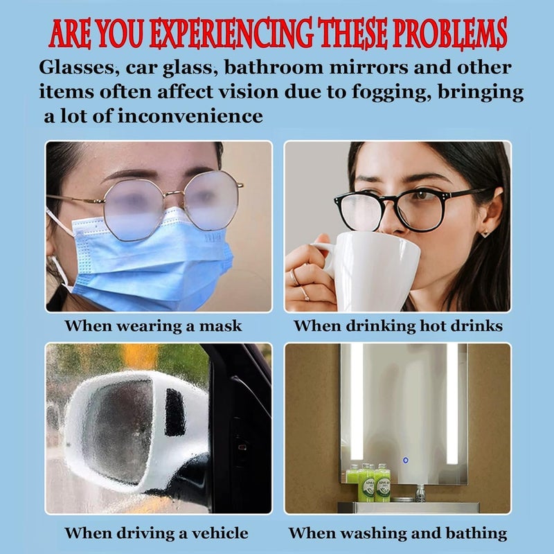 Thea Anti Fog Wipes-Pack of 20 | Lens Cleaner Perfect for Eyeglasses,Sunglasses,helmet,Camera Lenses,Binoculars,car mirror,Laptop Computer,Monitor,Phone,Watch and other lenses (20 Pack) - Image 2