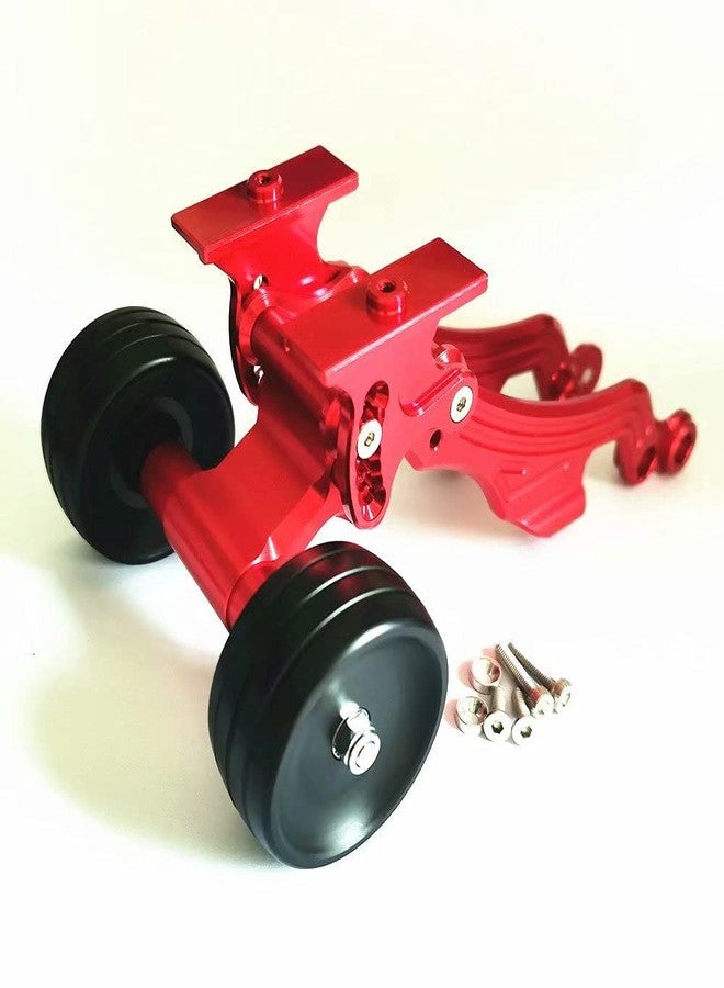EPTNNASO Aluminum Rear Wing Mount and Ajustable Wheelie Bar Red for Arrma 1/8 Kraton Outcast AR320347 AR320194 AR320366 - Image 1