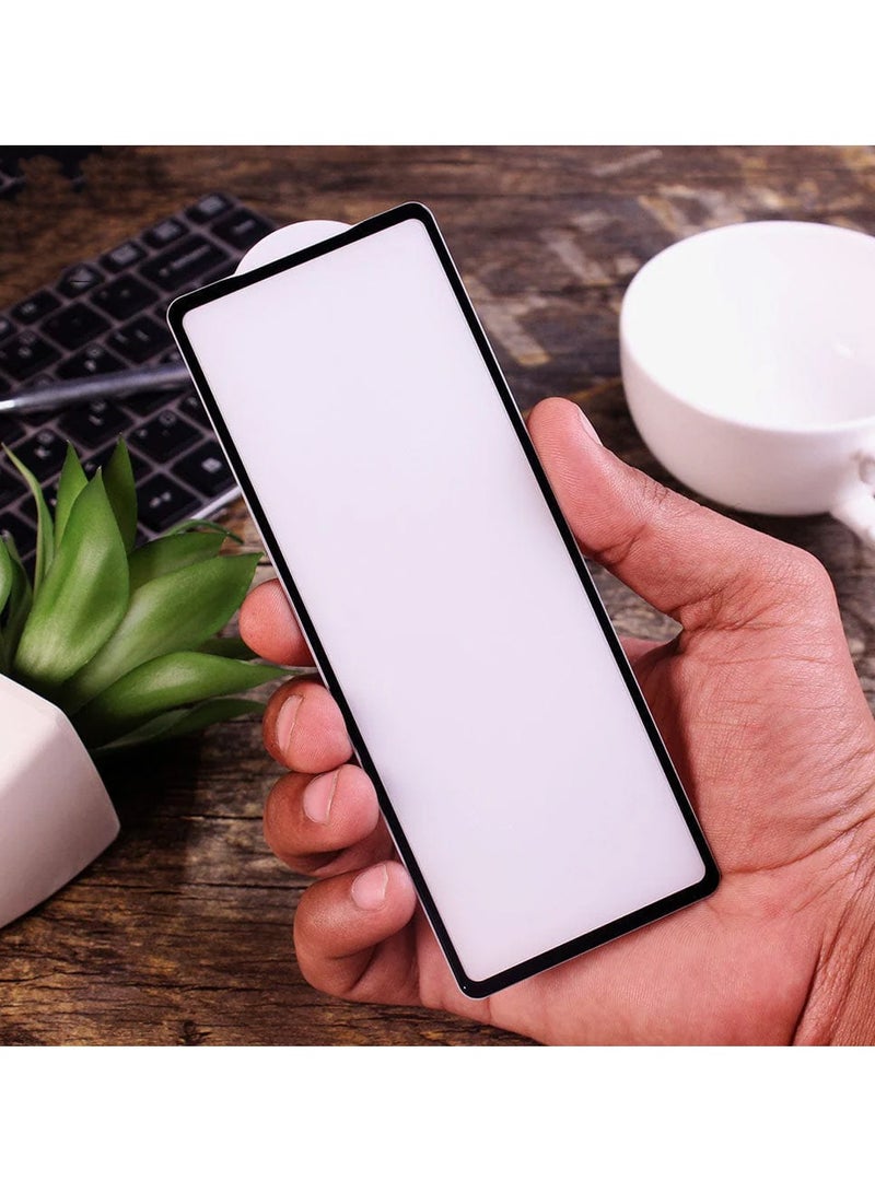 Wtech Samsung Galaxy Z Fold6 5G 2024 Front and Back Premium E2E Full Glue Full Cover Tempered Glass Screen Protector (MSGECN) - Clear/Black - Image 5