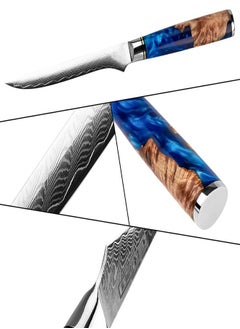 Osowake Boning Knife 5.5 inch Flexible Fillet Knives, VG10 Damascus Super Steel Forged 67-Layers, Full Tang Wood&Resin Handle, Gift Box  - Image 3
