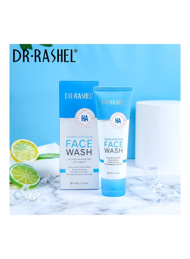 Hyaluronic Acid Moisturizing and Smooth Face Wash Blue and White 100grams