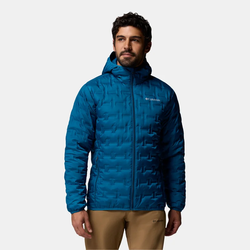 Men's Delta Ridge II Down Hooded Hiking Jacket