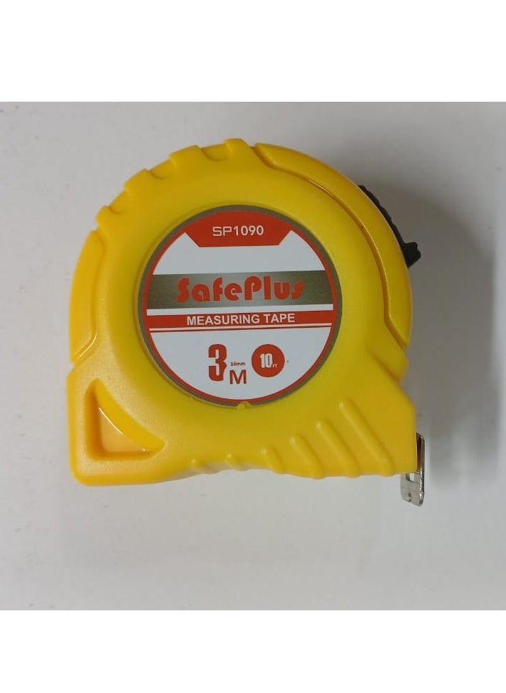 Generic Plastic Short Measuring Tape Yellow 3meter  - Image 1