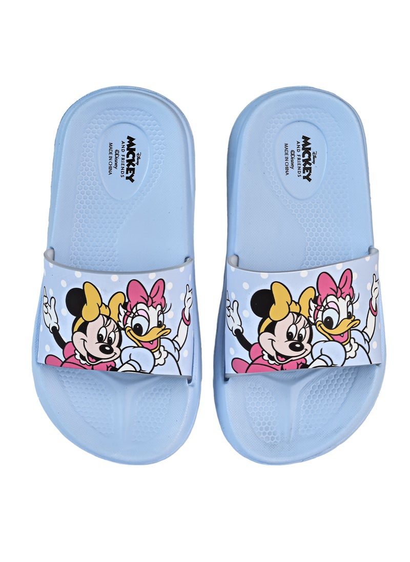 Disney MICKEY AND DAISY Patterned Non-Slip Sole Girls' Slider Suitable for Daily Use  - Image 1