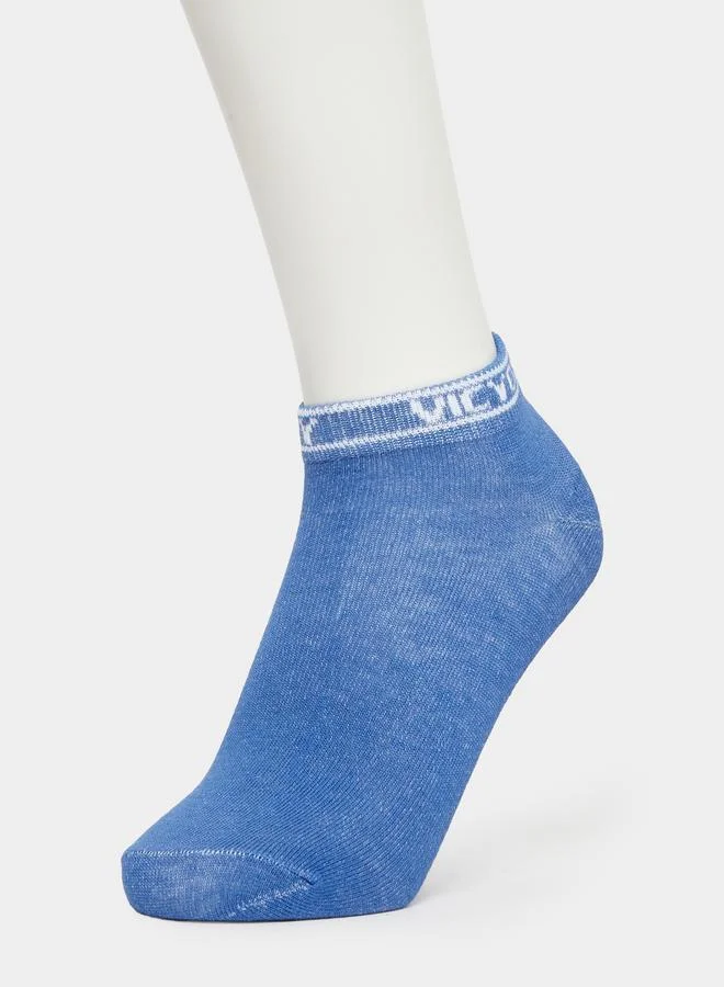 Styli Styli Pack of 5 - Striped Detail Ankle Socks