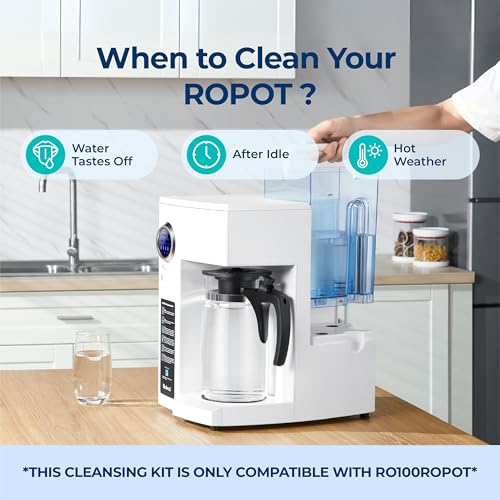 Bluevua Cleansing Kit for RO100ROPOT & RO100ROPOT-UV – Includes 5 Cleaning Tablets and Filter Accessory for Internal System Maintenance and Freshness Support - Image 2
