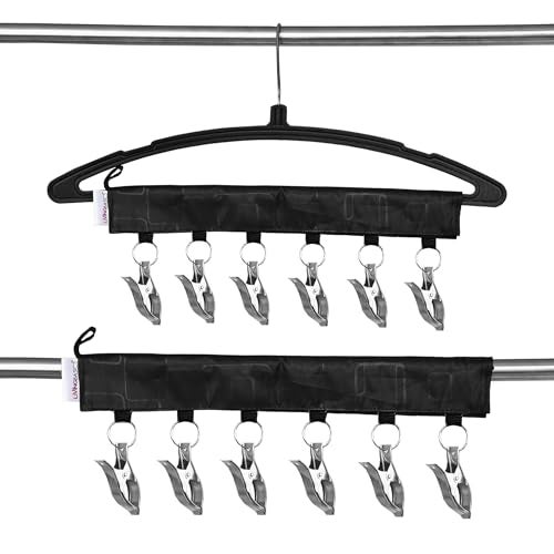LivingBasics Heavy Duty Rust Free Cloth Peg/Clothes Clip/Cloth Drying Pins/Pegs for Hanger/Rods/Ropes/Drying Clothes (Pair of ICON Cloth Clip) - Image 1