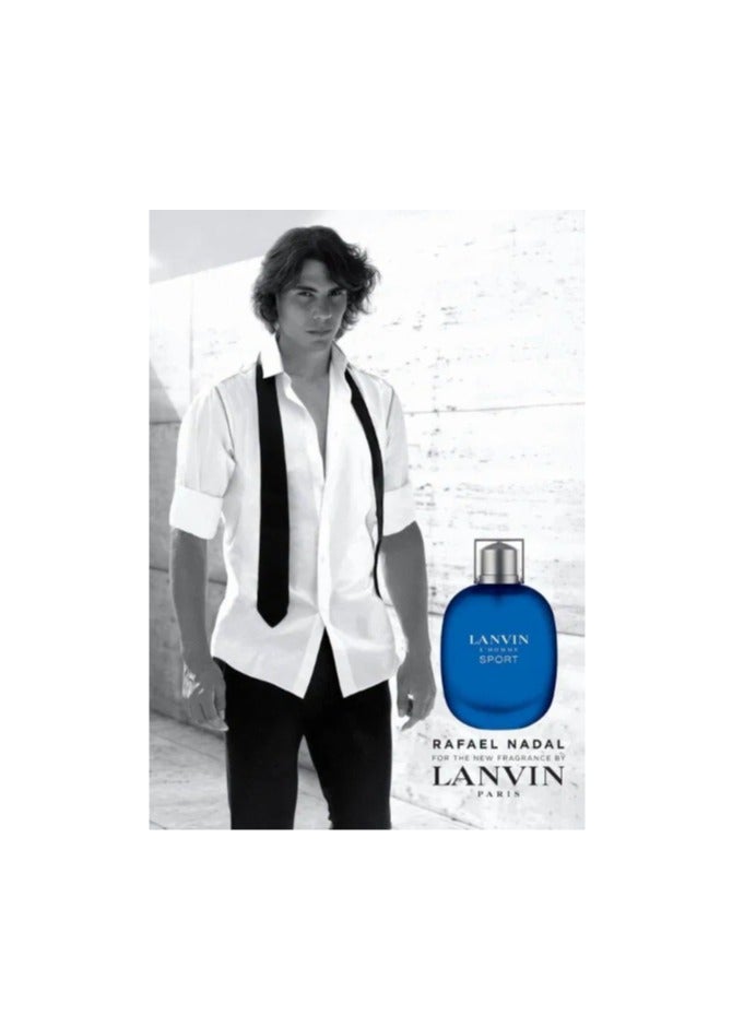 LANVIN L'Homme Sport For Men EDT 100ml - Image 4