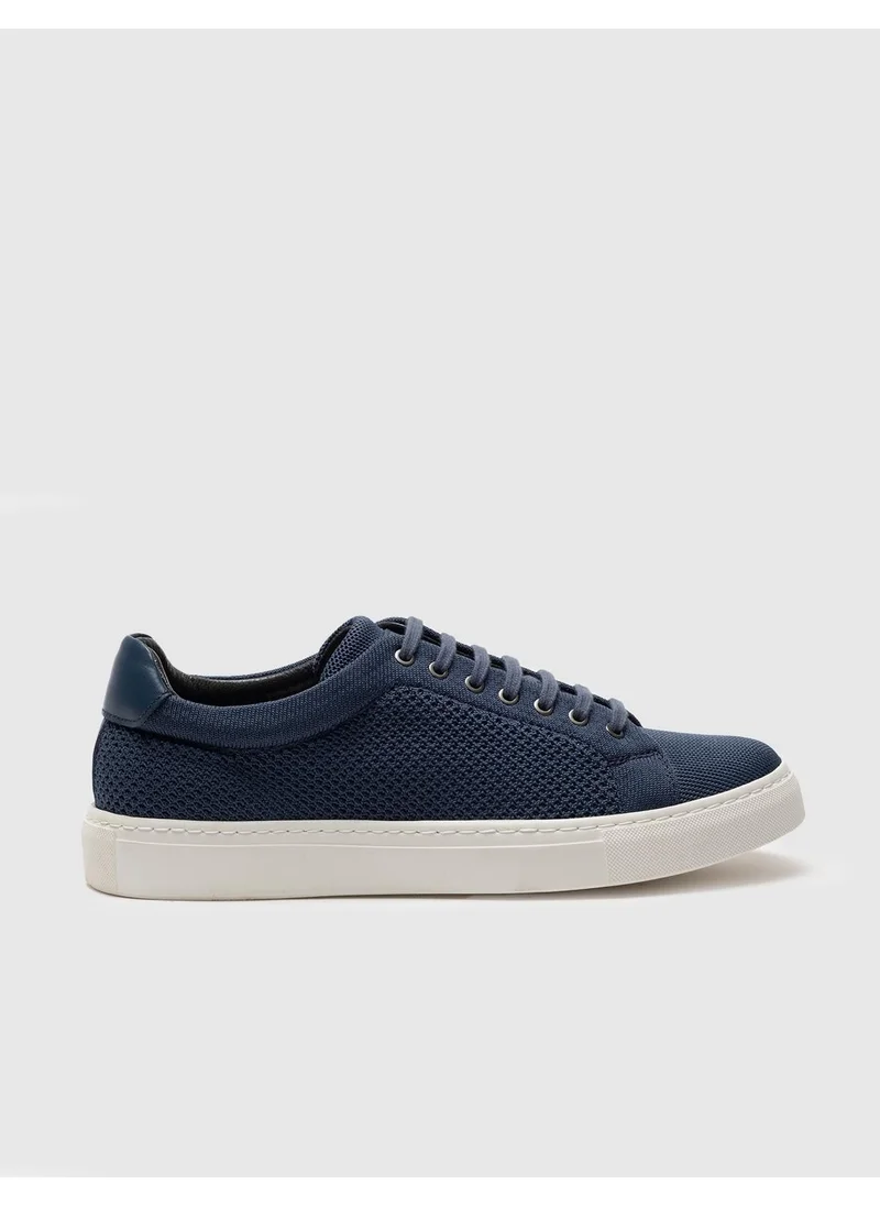 كاباني Knitwear Navy Blue Lace-up Men's Sports Shoes