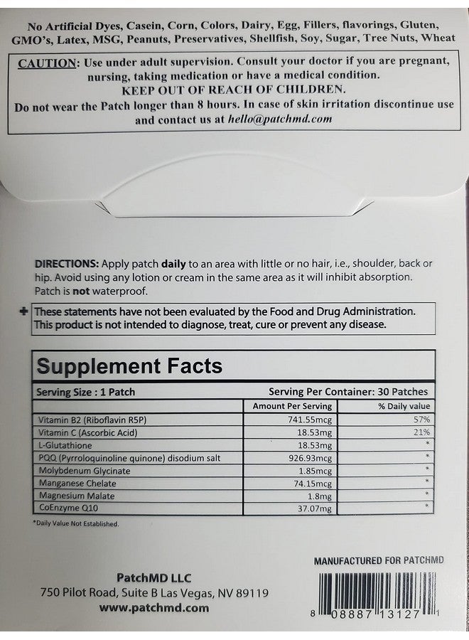 PatchMD PATCHMD Glutathione Plus Topical Patch - 30 Day Supply  - Image 3