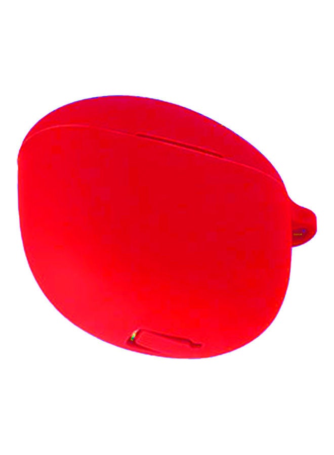 Dirt-resistant Bluetooth Earphones Soft Silicone Protective Cover For Realme Air Pro 2 Red - Image 1