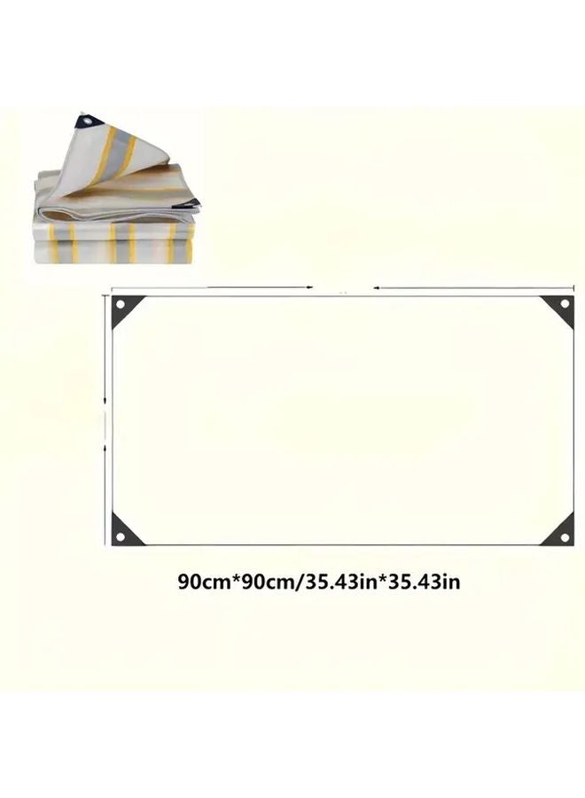 35 43 Inch Heavy Duty Waterproof Canvas All Weather Outdoor Cover For Roofs Pools RVs Boats - Image 1