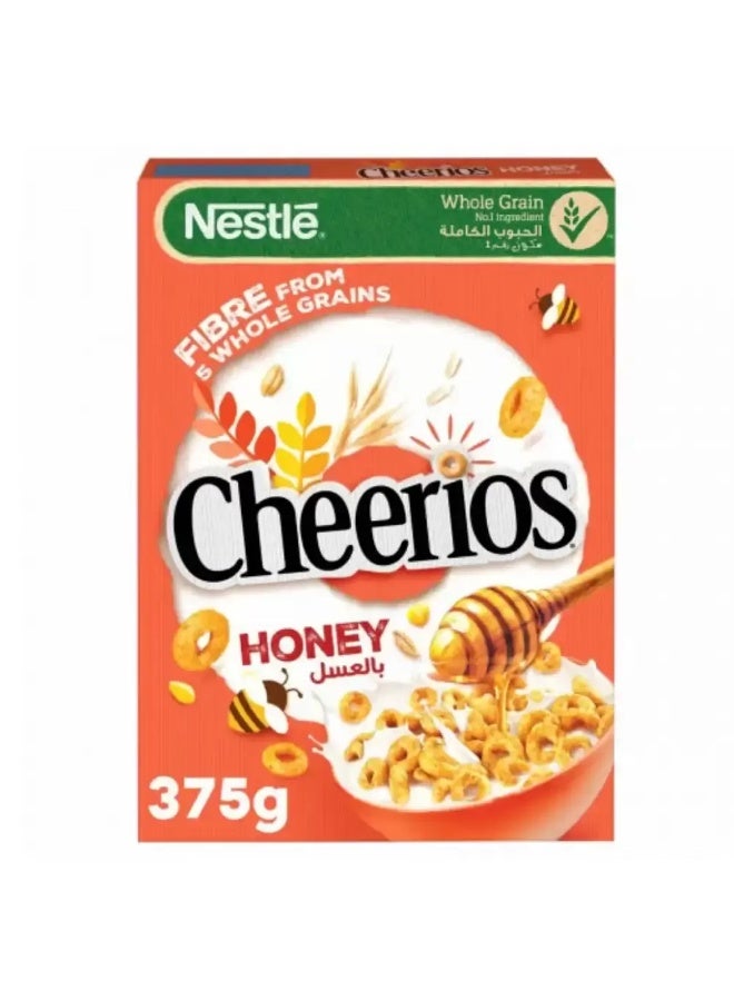 Nestle Fitness Fibre 5 Whole Grain Cereals Cherrios with Honey Flavor- 375gms