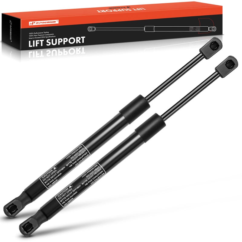 A-Premium Front Hood Lift Supports Shock Struts Compatible with Select Mini Models - Cooper 2015-2021 - Replace# 51237300567, 51237300580 (2-PC Set) - Image 1