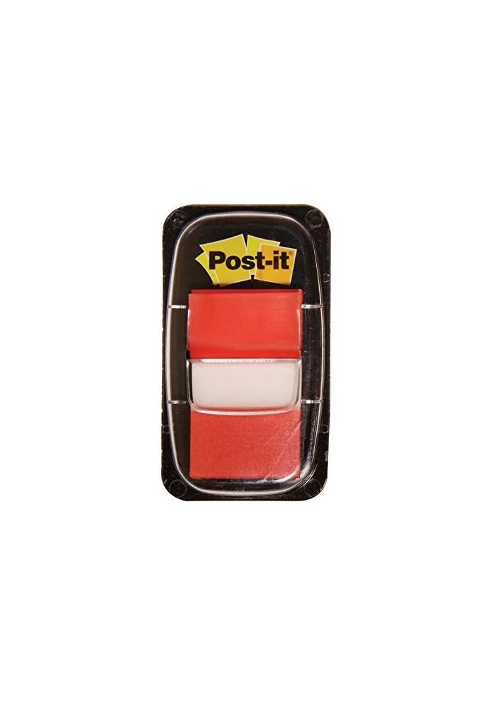 3M Post-it Flags 1" Dispenser, Red Color, 50 Flags/Pack - Mark, Highlight, Color Code, Organize Files - Image 4
