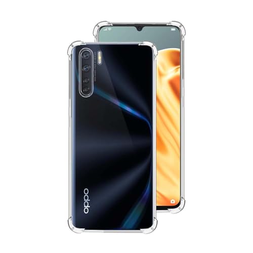 7-Seven 7SEVEN® Back Cover for Oppo F15 Transparent Mobile Back Case Shock Proof Design Camera Edges Protection Crystal Clear Phone Case Silicon Soft TPU and Flexible Bumper Phone Cover - Image 1